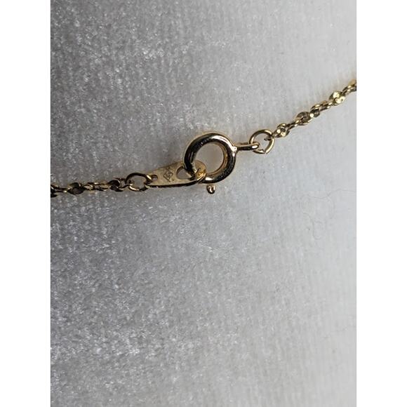 Vintage Cloisonné Owl Pendant with Butterflies & Flowers on 20" gold chain BOHO - Picture 5 of 5